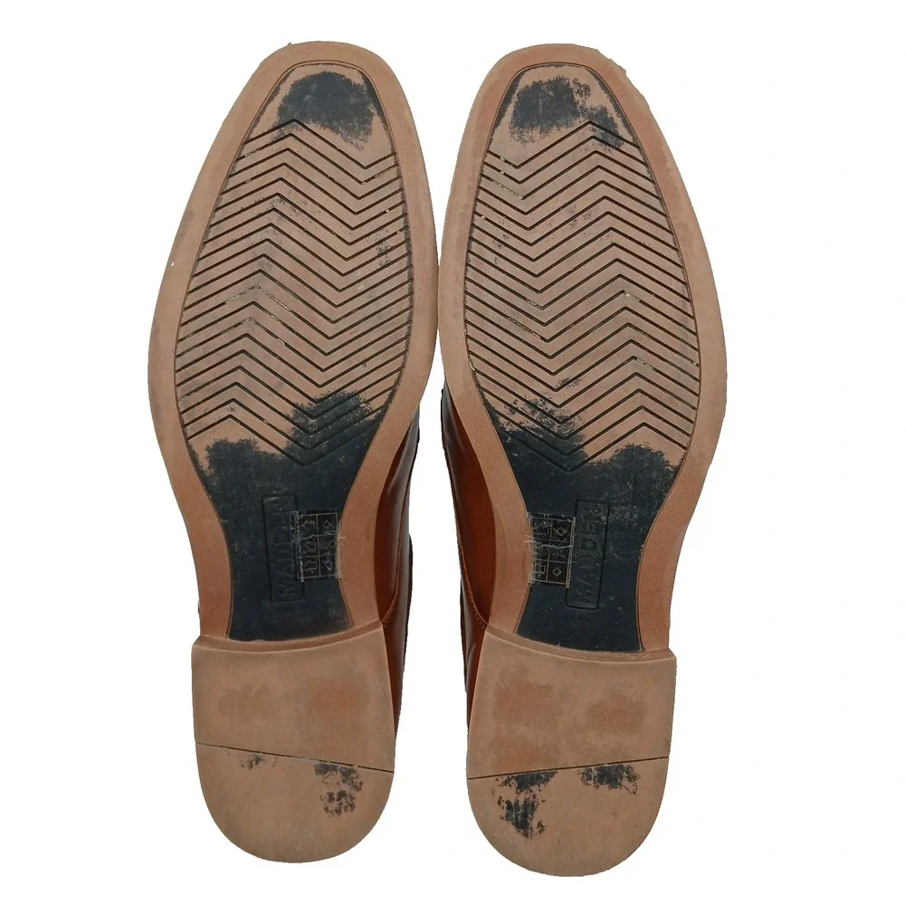 Steve Madden Ortholite men's brown‎ lace‑up oxford dress shoes Size 13
